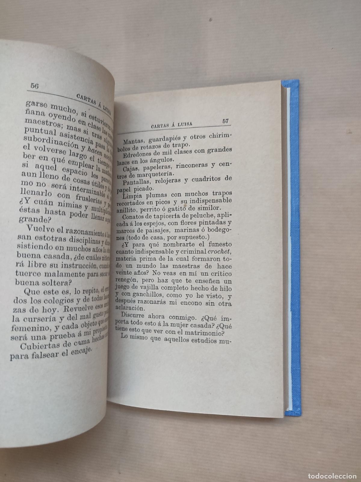 Libros: CARTAS A LUISA . - &rdquo;Baselga y Ramirez, Mariano .&rdquo; - Foto 4