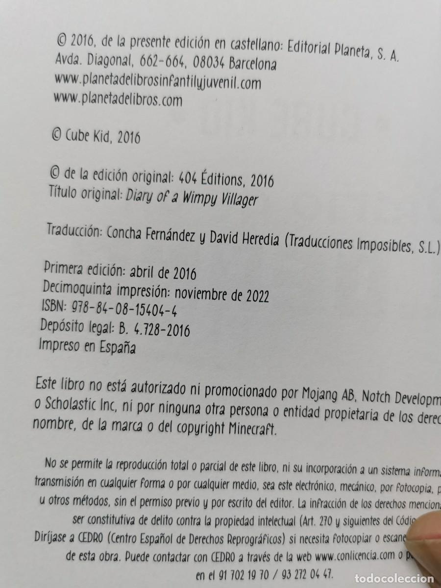 Libros: MINECRAFT. DIARIO DE UN ALDEANO PRINGAO - Foto 4