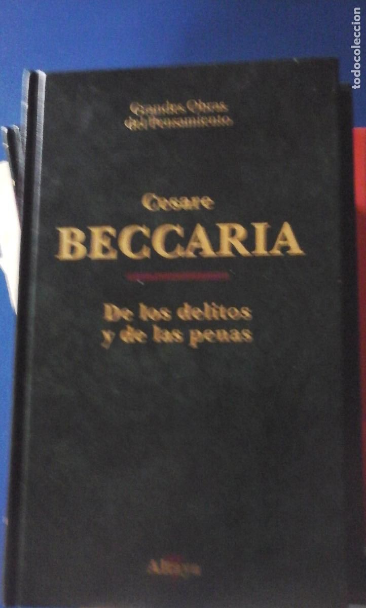 Libros: DE LOS DELITOS Y DE LAS PENAS (Barcelona, 1994) - Cesare Beccaria - Foto 1