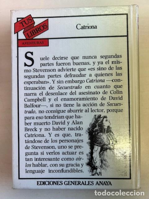 Libros: Catriona -Robert Louis Stevenson- - Foto 2