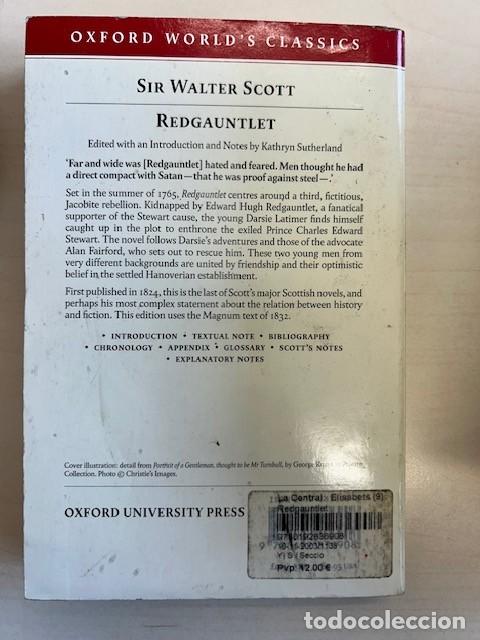 Libros: Redgauntlet -Walter Scott- - Foto 2