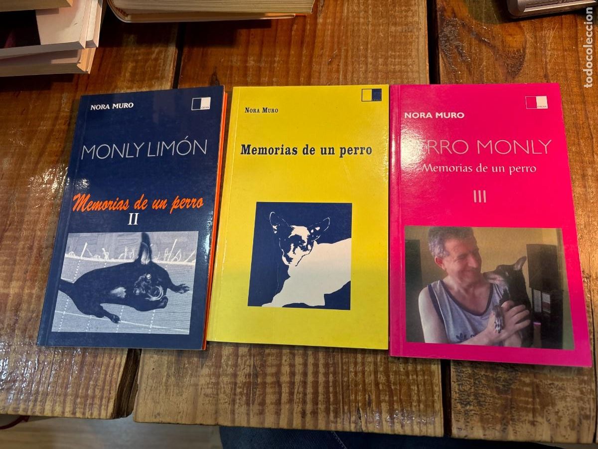 Libros: MONLY LIMON. MEMORIAS DE UN PERRO I, II y II - Foto 1