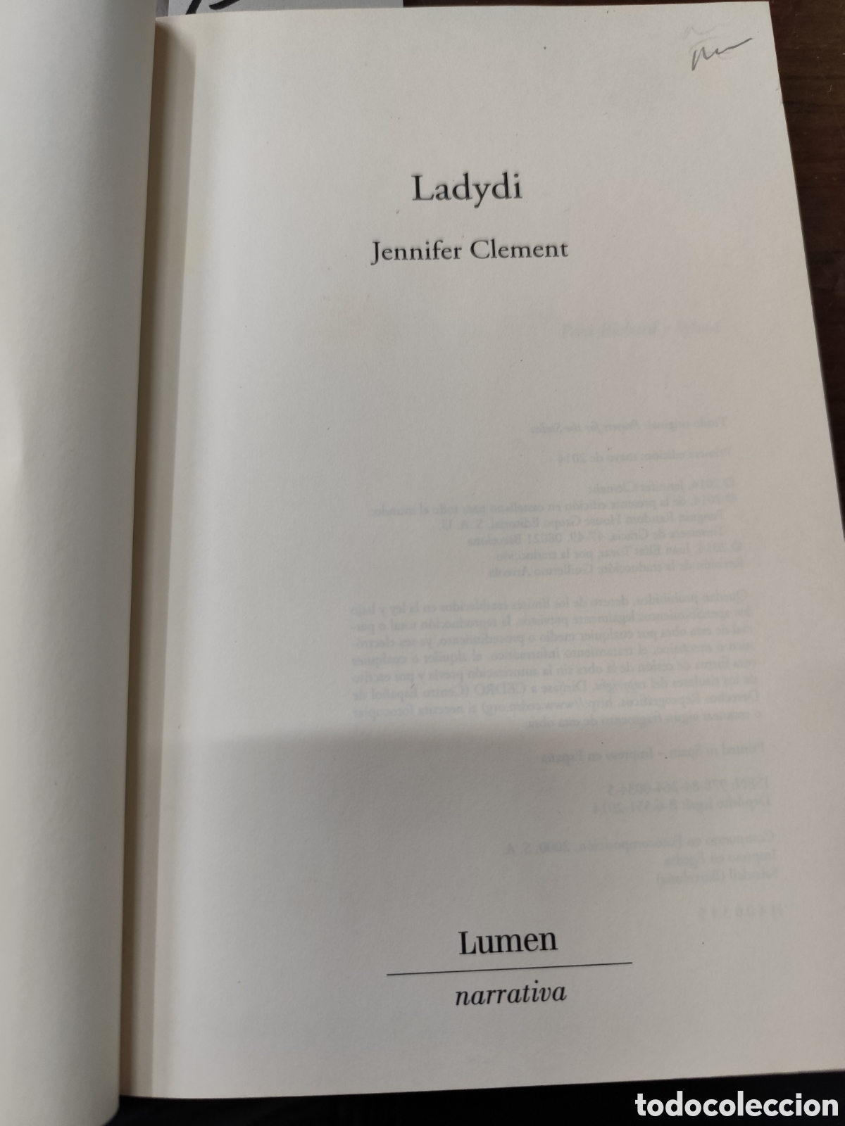 Libros: LADYDI. 1&ordf; Edici&oacute;n. Lumen - CLEMENT,Jennifer - Foto 4
