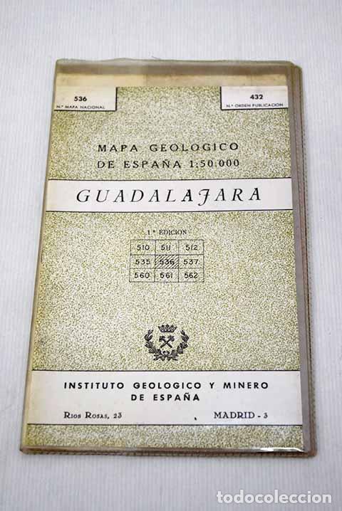 Libros: Mapa geologico de Espa&ntilde;a: Guadalajara - Foto 1