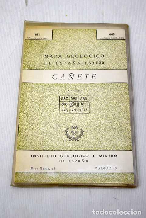 Libros: Mapa geologico de Espa&ntilde;a: Ca&ntilde;ete - Foto 1