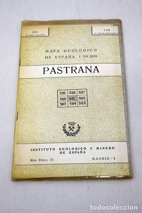Libros: Mapa geologico de Espa&ntilde;a: Pastrana - Foto 1