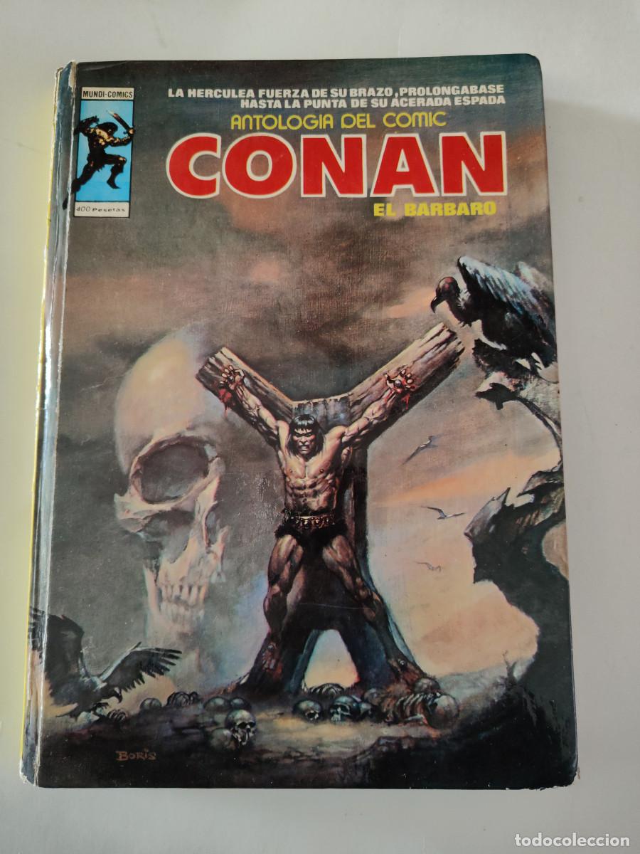 Libros: ANTOLOGIA DEL COMIC CONAN EL BARBARO 8 MUNDI COMICS EDICIONES VERTICE - tdk859 -