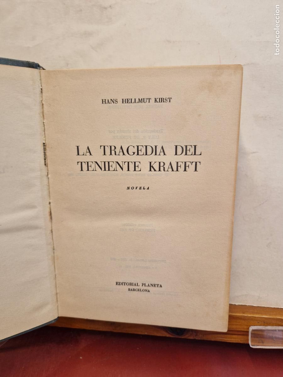 Libros: HANS HELMUT KIRST. LA TRAGEDIA DEL TENIENTE KRAFFT. - Foto 2