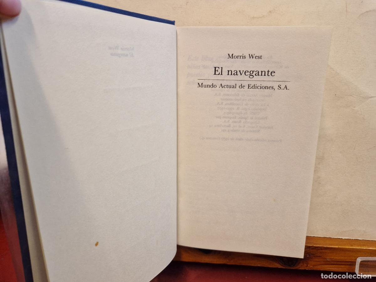 Libros: MORRIS WEAT. EL NAVEGANTE. - Foto 3