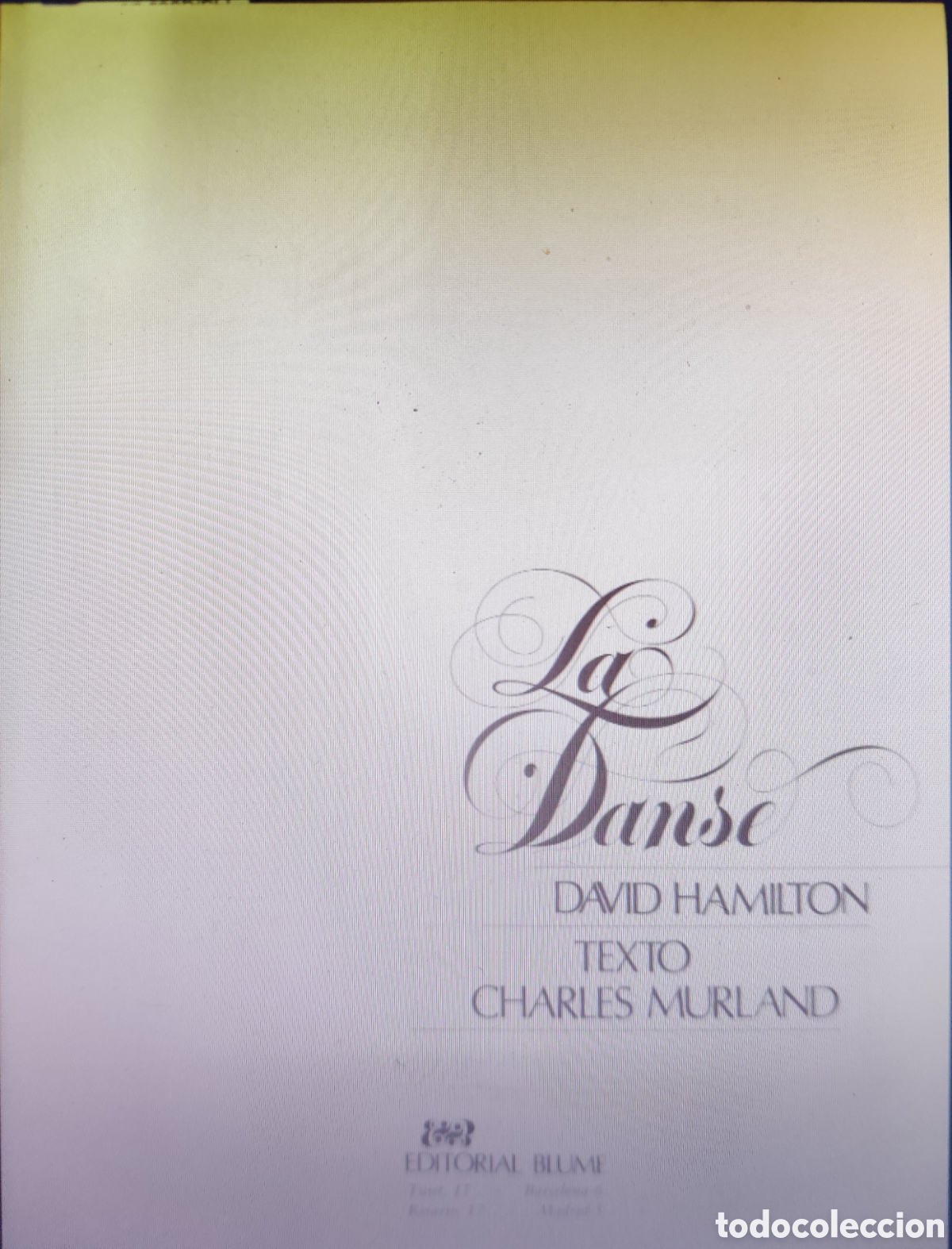 Libros: LA DANSE. David Hamilton. Danza. 1&ordf; Edici&oacute;n - MURLAND,Charles - Foto 1