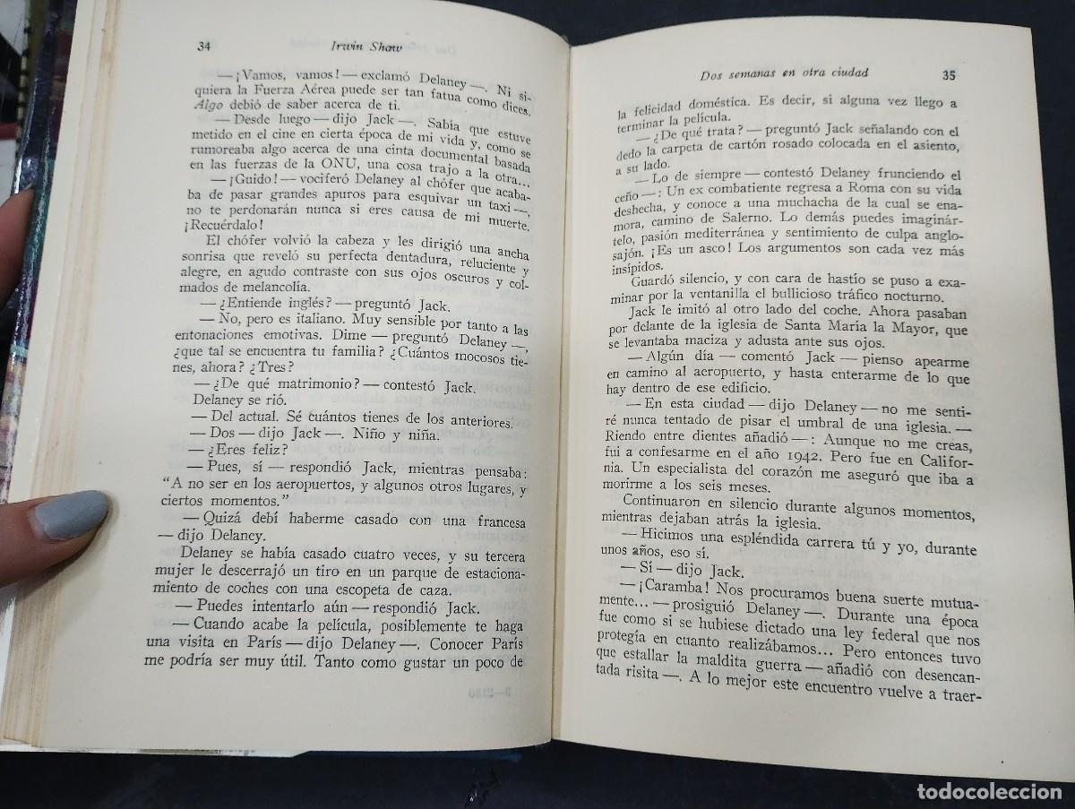 Libros: DOS SEMANAS EN OTRA CIUDAD / IRWIN SHAW - Foto 4