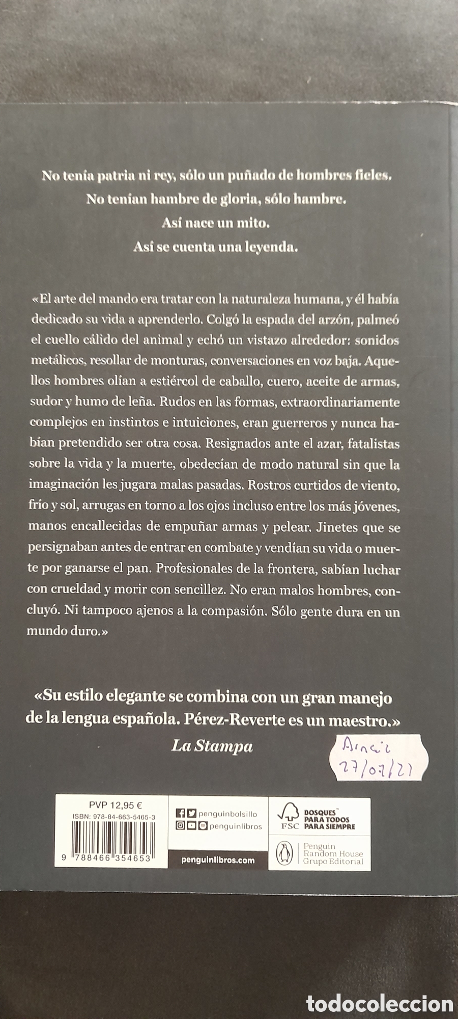 Libros: Sidi. Arturo P&eacute;rez Reverte - Foto 2