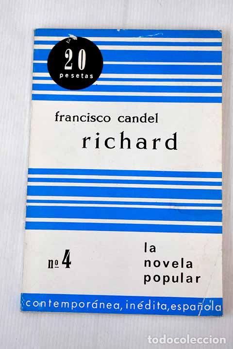 Libros: Richard: Candel, Francisco.- Candel, Francisco - Foto 1