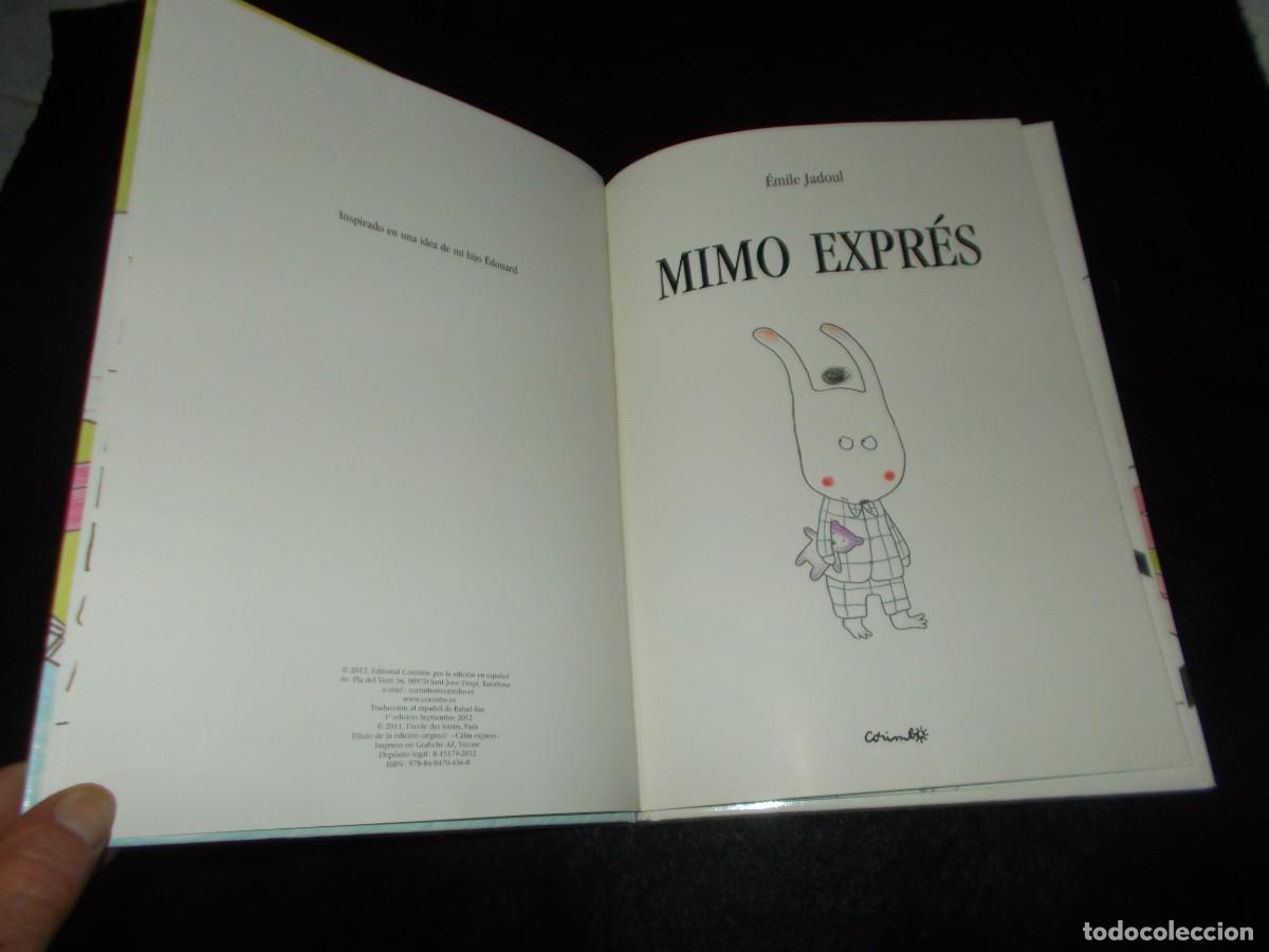 Libros: MIMO EXPR&Eacute;S, &Eacute;mile Jadoul. Corimbo 2012. Libro Cuento - Foto 2