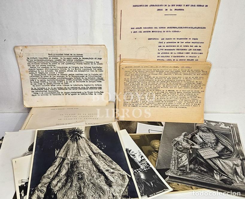 Libros: Conjunto de documentos y otros materiales relativos a la Virgen de la Merced, Patrona de Jerez