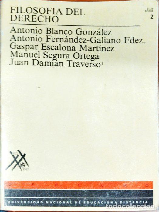 Libros: Filosof&iacute;a del derecho - VVAA - Foto 1