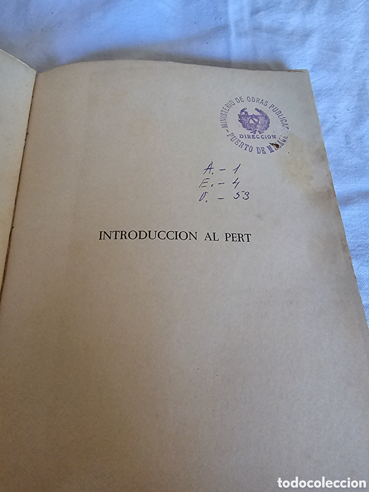Libros: INTRODUCCION AL PERT. HARRY F. EVARTS. EL GRAFO PERT Y SU ANALISIS. - Foto 3