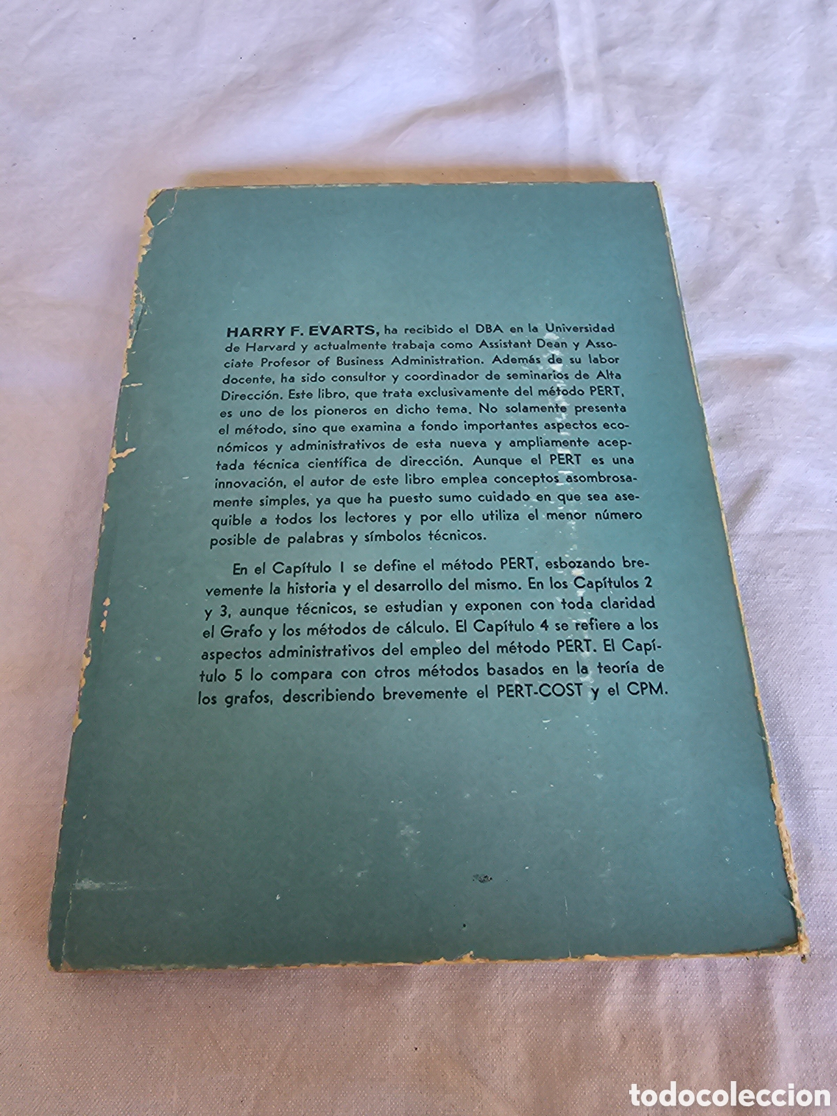 Libros: INTRODUCCION AL PERT. HARRY F. EVARTS. EL GRAFO PERT Y SU ANALISIS. - Foto 4