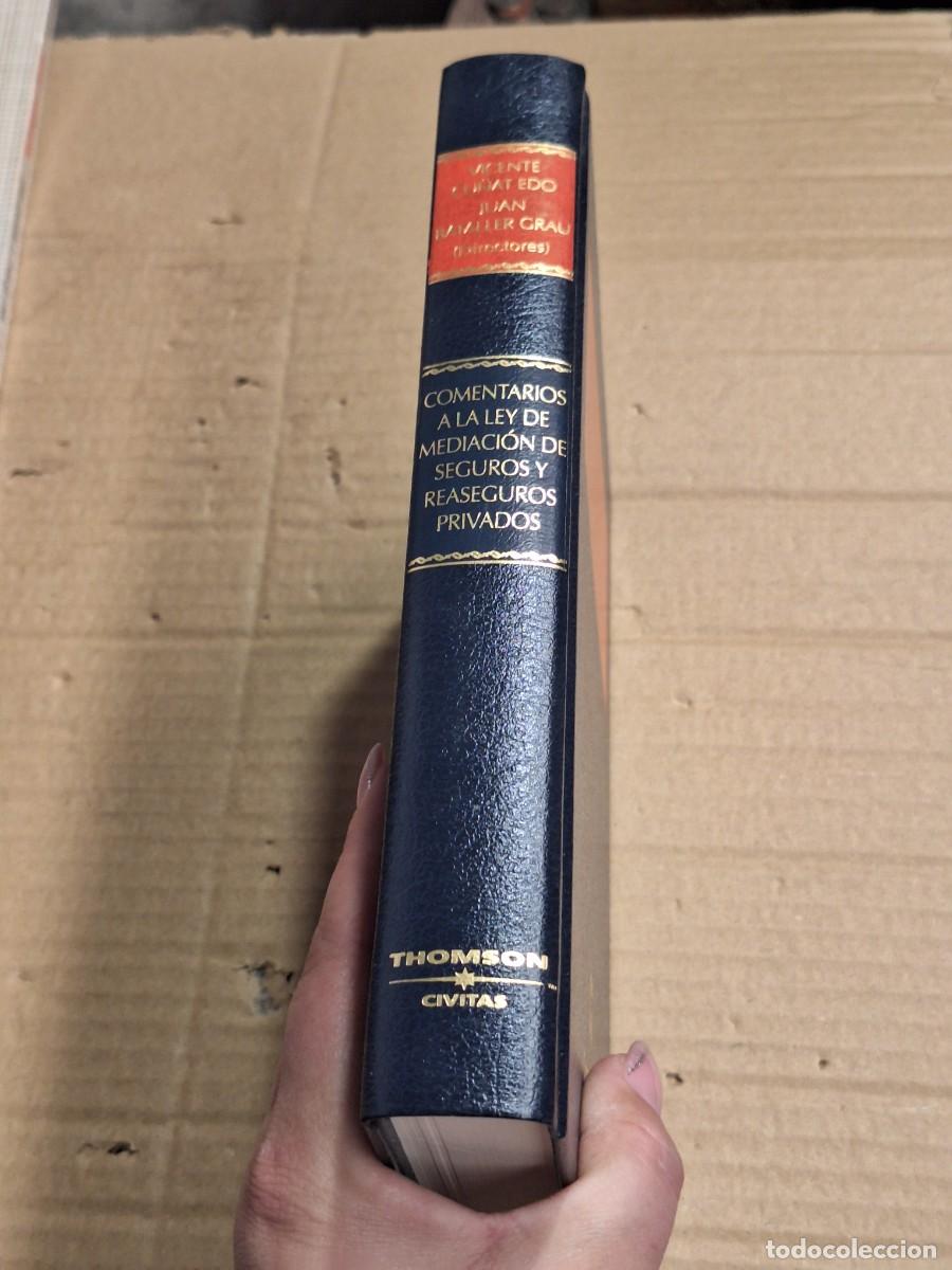 Libros: COMENTARIOS A LA LEY DE MEDIACION DE SEGUROS Y REASEGUROS PRIVADOS - CU&Ntilde;AT EDO, Vicente - BATALLER - Foto 2