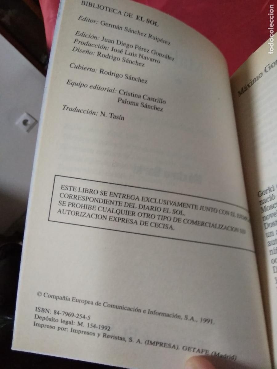 Libros: Malva Maximo Gorki L.7539-1430 - Foto 3
