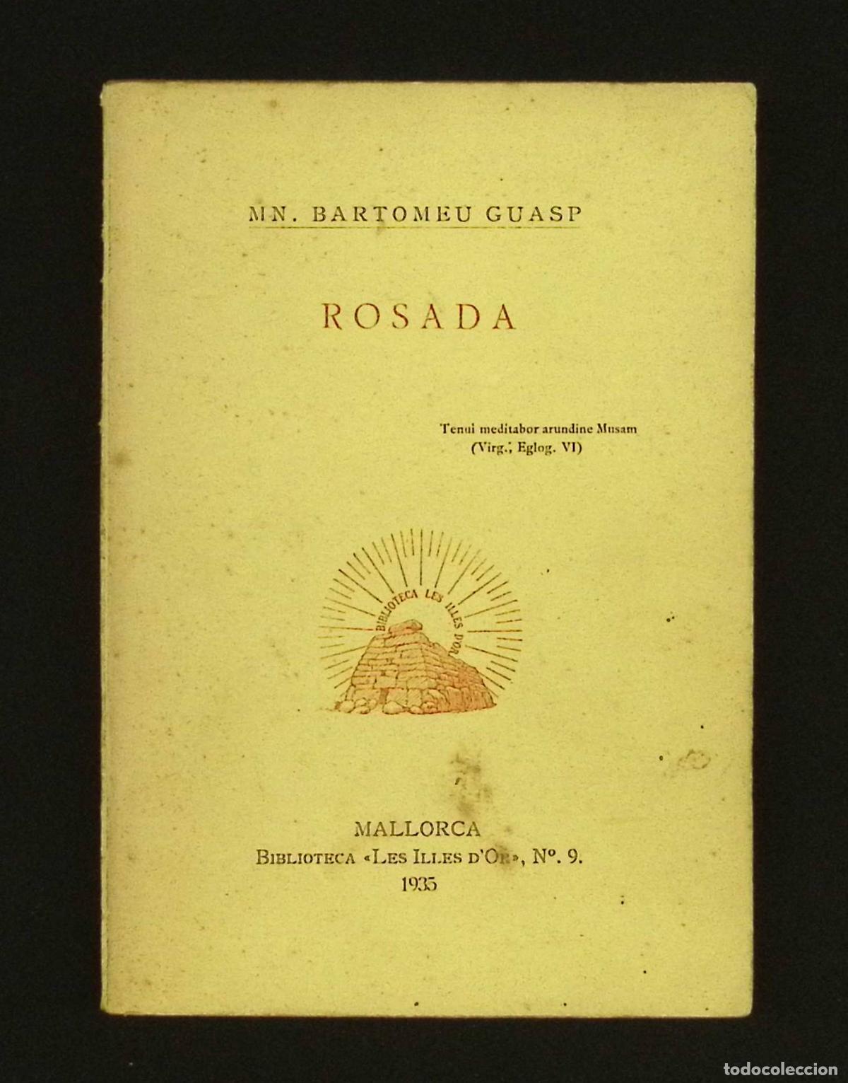 Libros: ROSADA. - GUASP I GELABERT, Bartomeu. - Foto 1