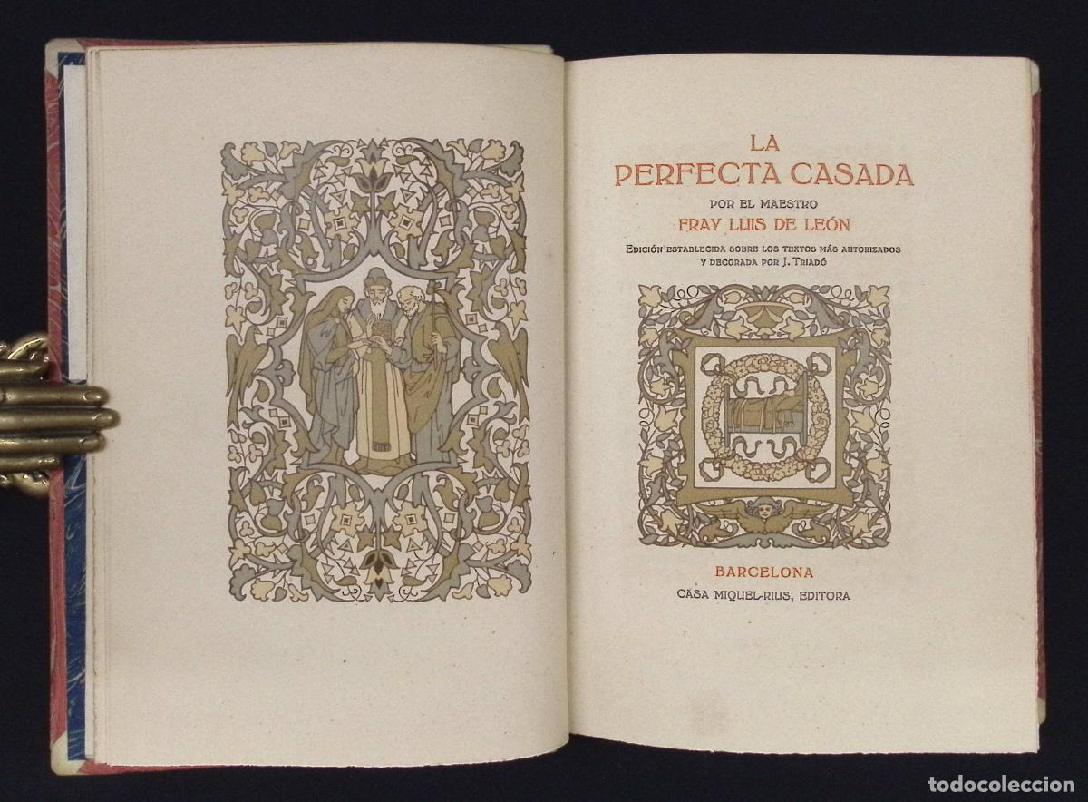 Libros: LA PERFECTA CASADA. - LE&Oacute;N, Fray Luis de. - Foto 1