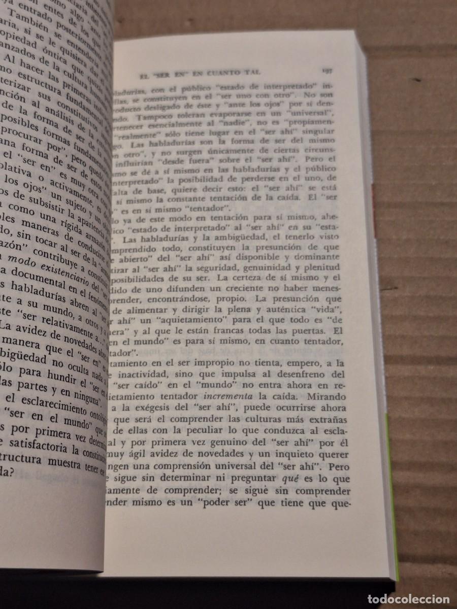 Libros: El ser y el tiempo - Martin Heidegger - Foto 6