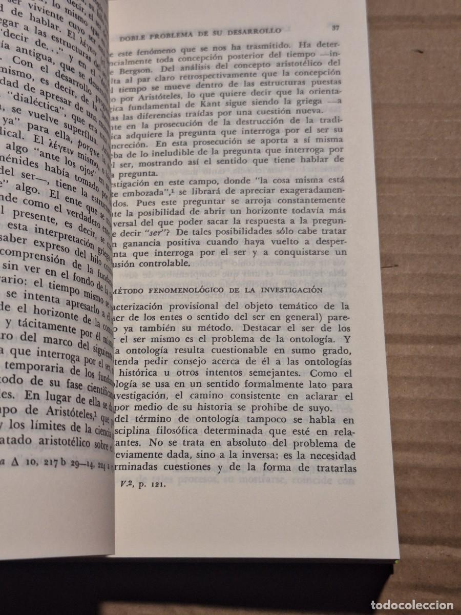 Libros: El ser y el tiempo - Martin Heidegger - Foto 8