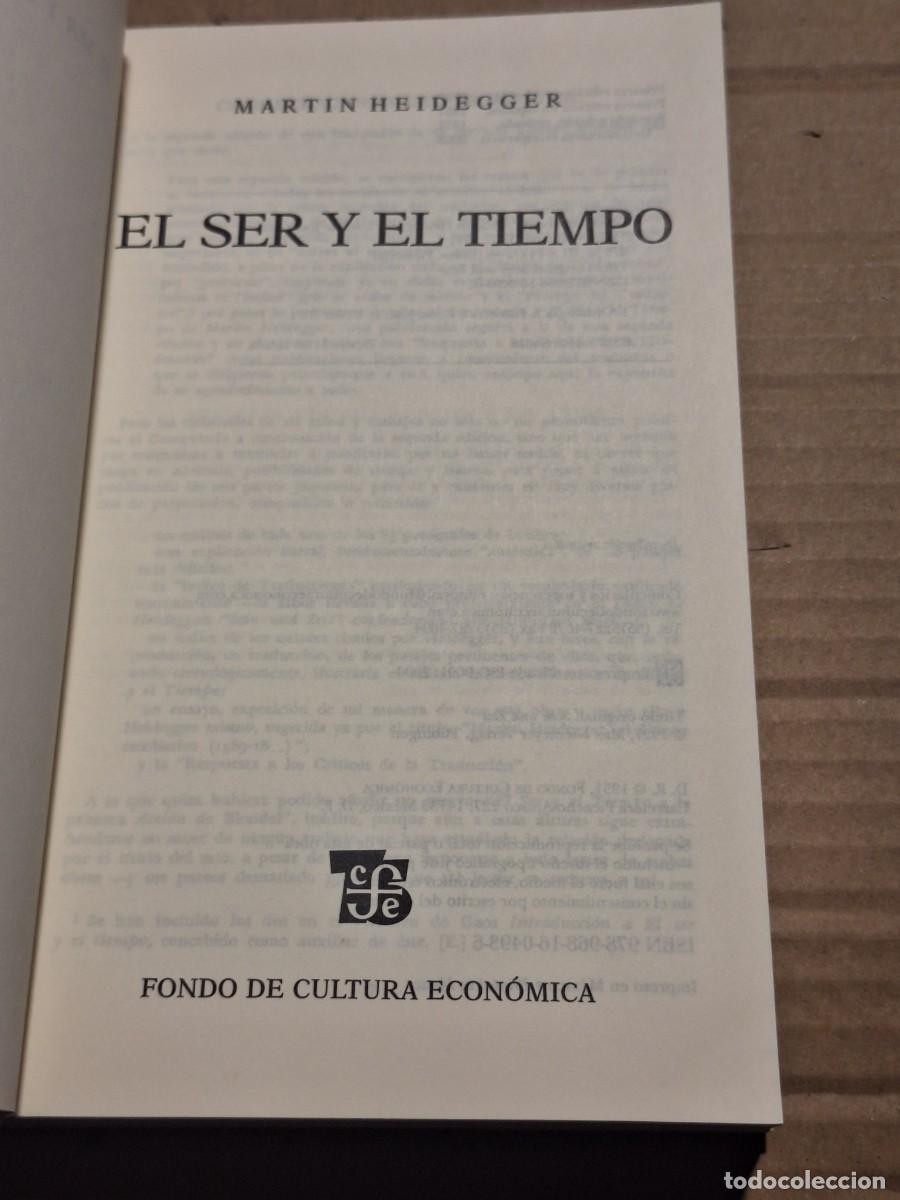 Libros: El ser y el tiempo - Martin Heidegger - Foto 10