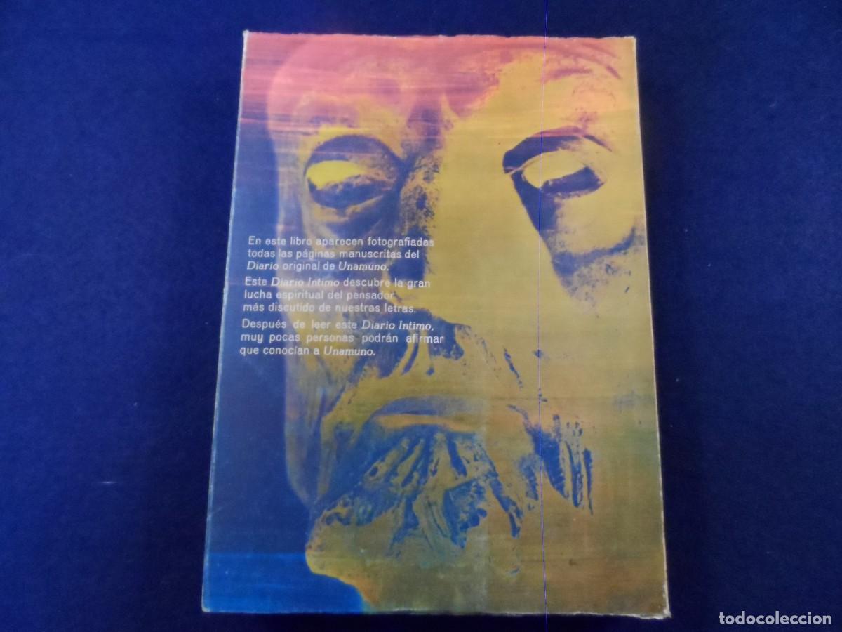 Libros: DIARIO INTIMO . MIGUEL DE UNAMUNO - Foto 3