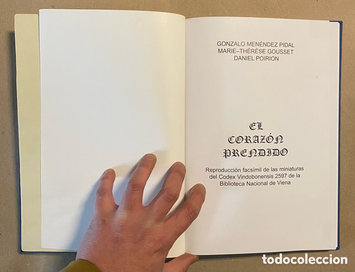 Libros: EL LIBRO DEL CORAZ&Oacute;N ENAMORADO - PRENDIDO. REPRODUCCI&Oacute;N FACS&Iacute;MIL DEL C&Oacute;DEX VINDOBONESIS - Foto 7