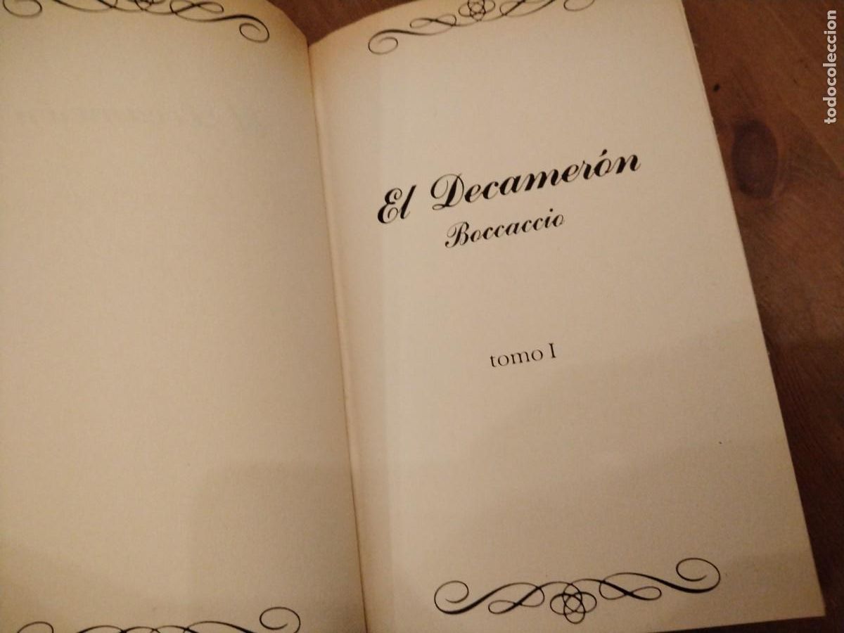 Libros: El Decamer&oacute;n boccaccio -tomo primero - Foto 3