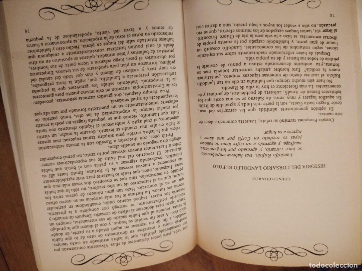 Libros: El Decamer&oacute;n boccaccio -tomo primero - Foto 4