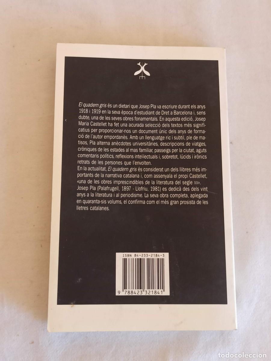 Libros: El quadern gris una tria Josep Pla - Foto 2