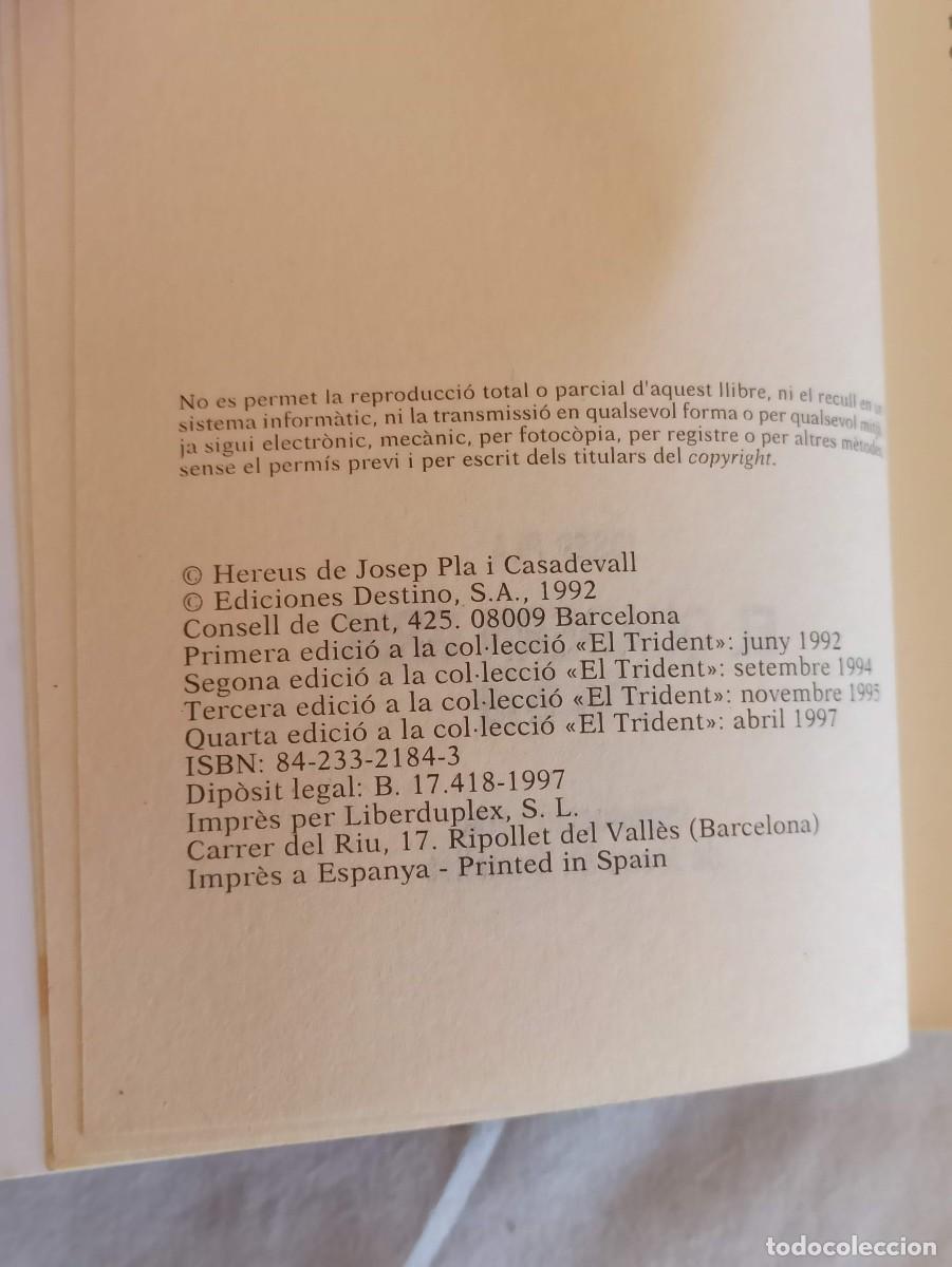 Libros: El quadern gris una tria Josep Pla - Foto 3