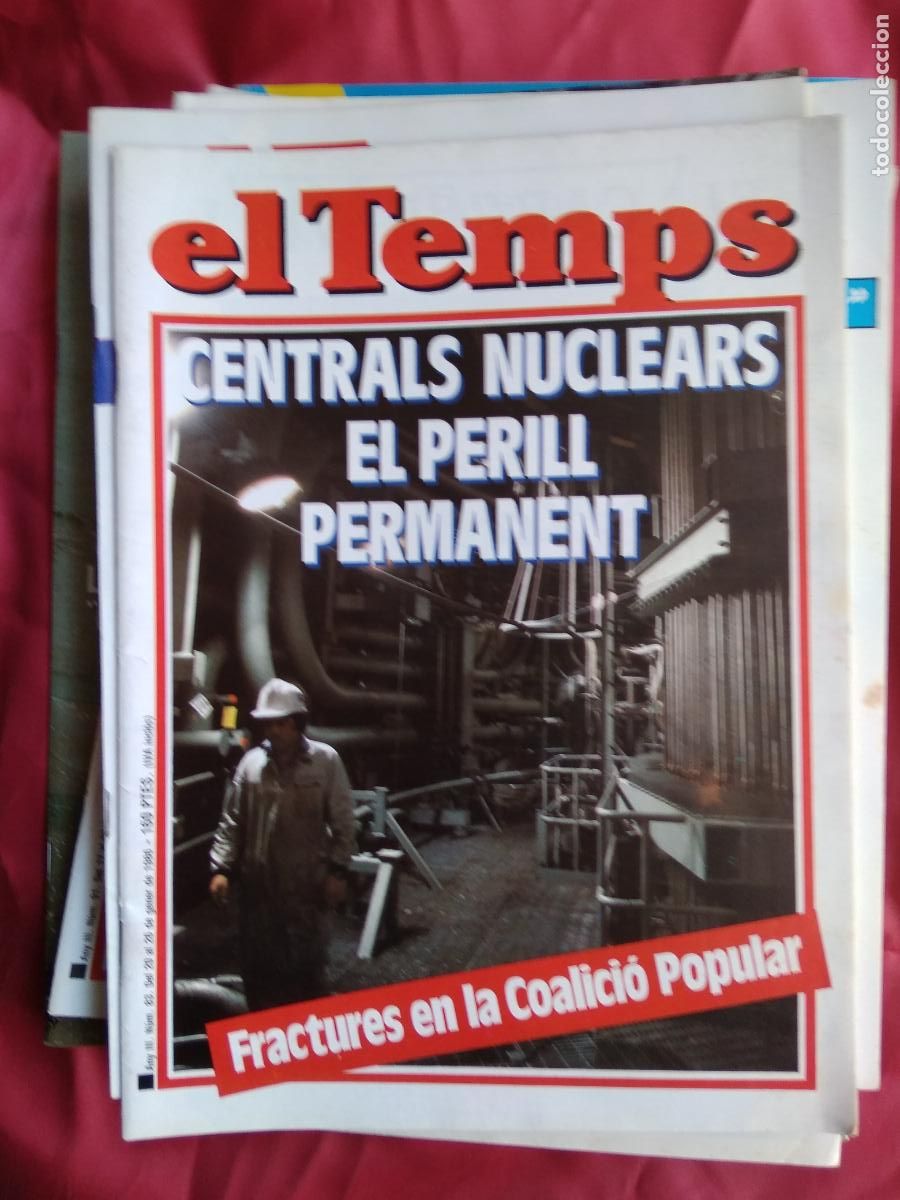 Livros em segunda m&atilde;o: El Temps Num 83 Centrals nuclears el perill permanent Q.367