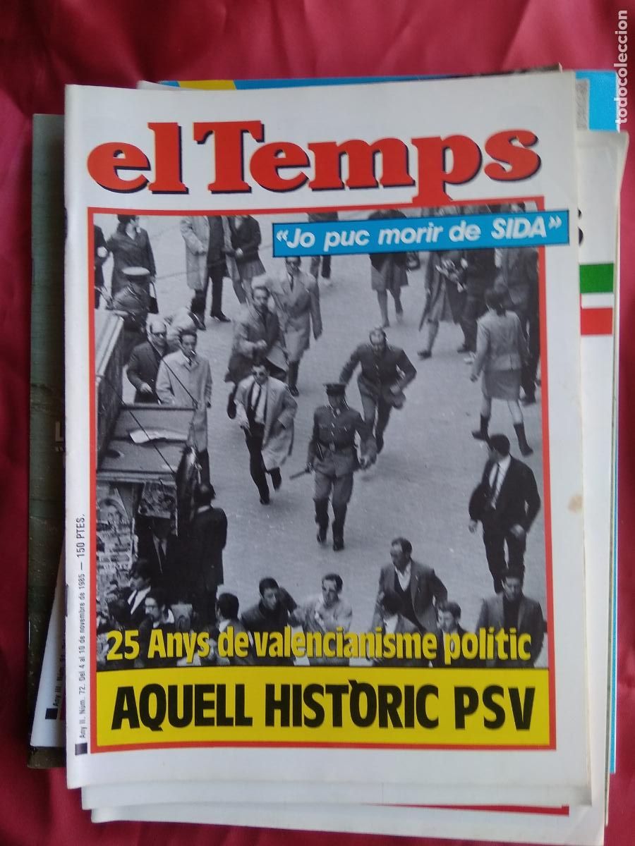 Livros em segunda m&atilde;o: El Temps Num 72 25 Anys de valencianisme pol&iacute;tic Q.369
