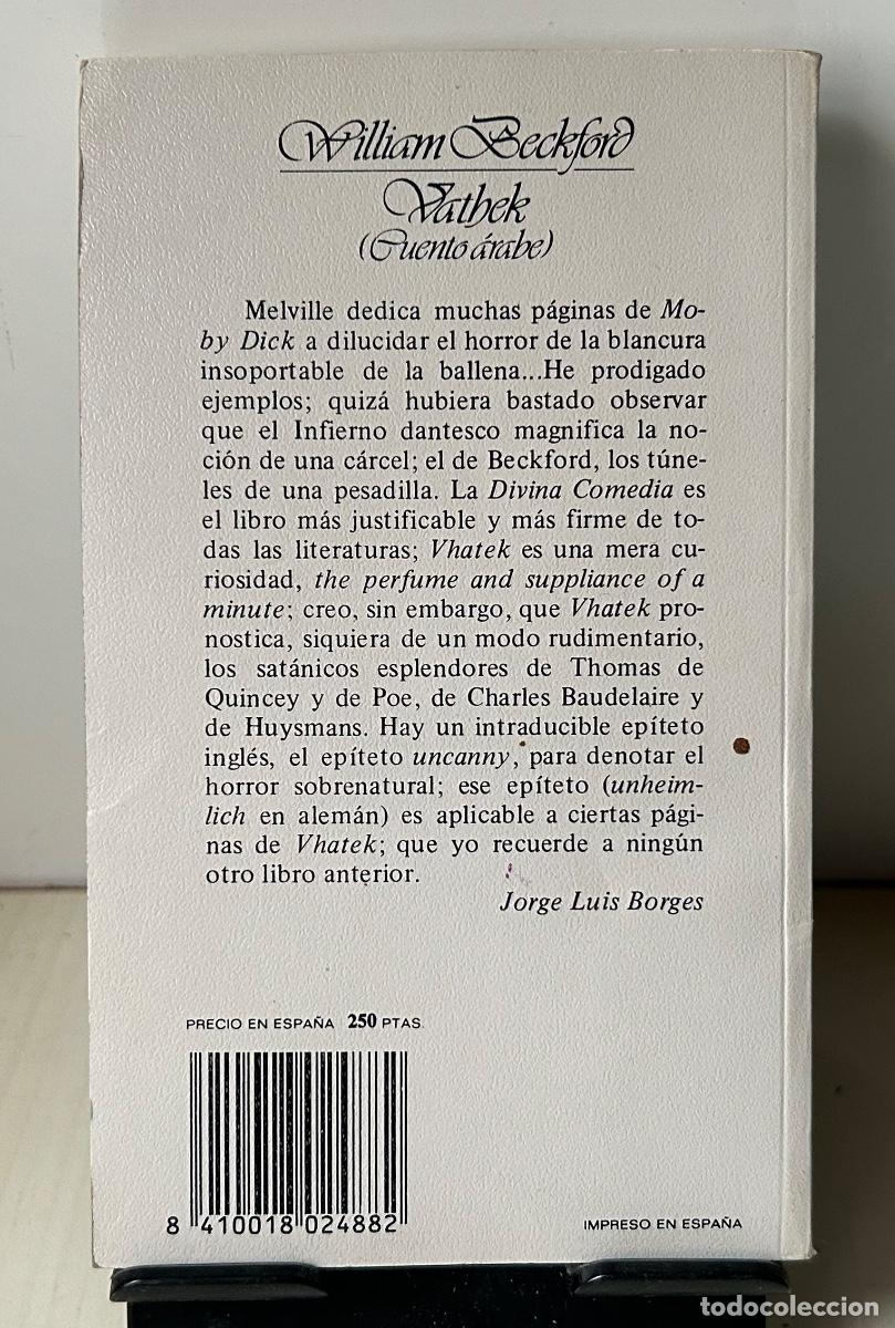 Libros: VATHEK (CUENTO &Aacute;RABE). William Beckford - Foto 2