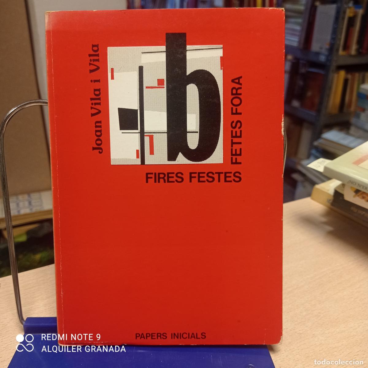 Libros: FIRES FESTES FETES FORA - JOAN VILA I VILA - Foto 1