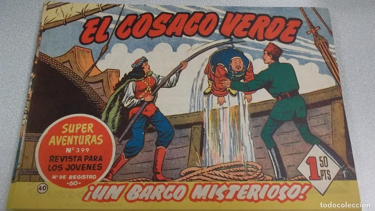 Libros: EL COSACO VERDE ORIGINAL BRUGUERA 1961 Nº 40 ¡UN BARCO MISTERIOSO! - Victor Mora
