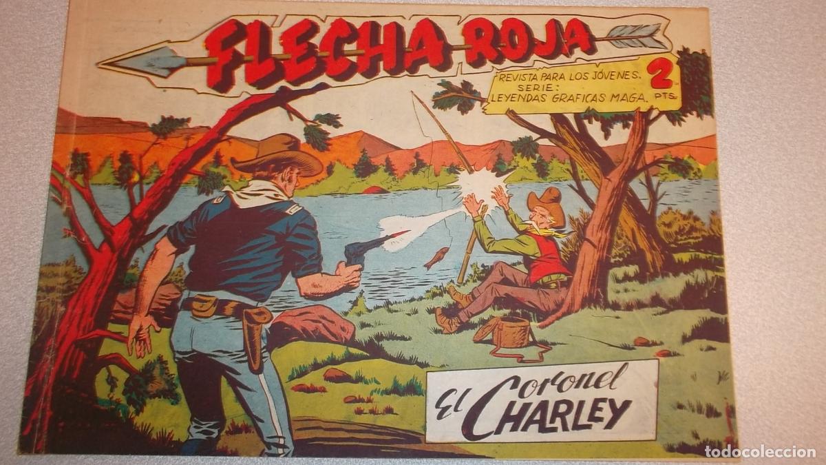 Libros: FLECHA ROJA N&ordm; 34 - EL CORONEL CHARLEY - ORIGINAL MAGA 1962 - - Foto 1