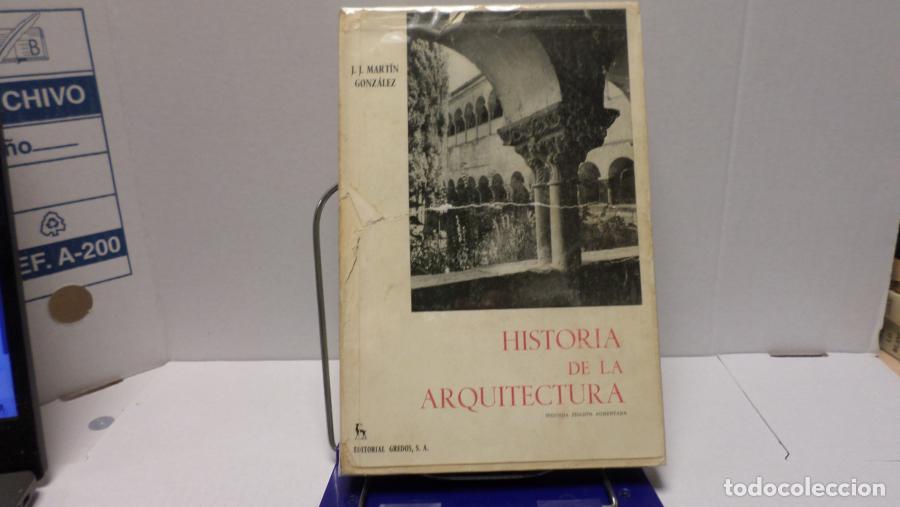 Libros: Historia De La Arquitectura - J.j. Martin Gonzalez - Foto 1