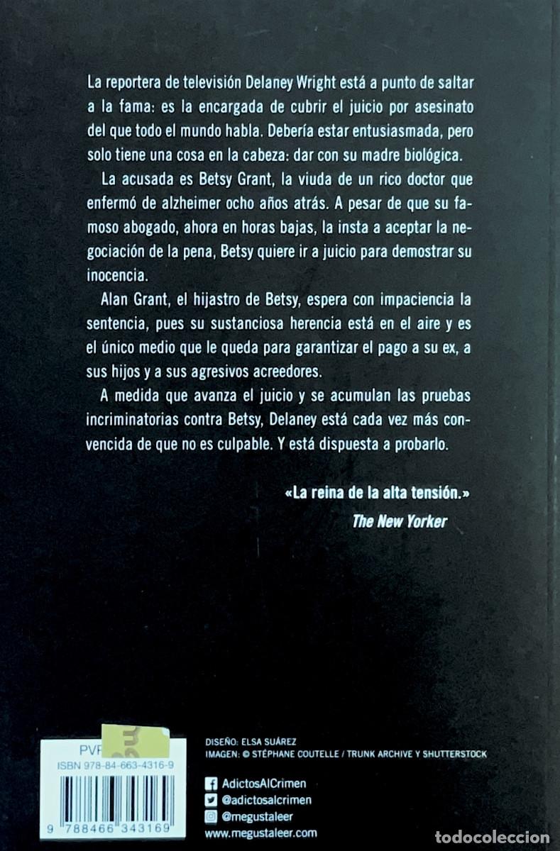 Libros: FT0791. Libro: Legado mortal. Autor: Mary Higgins Clark - Foto 3