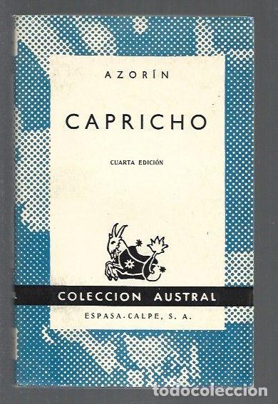 Libros: CAPRICHO - AZORIN (JOSE MARTINEZ RUIZ) - Foto 1