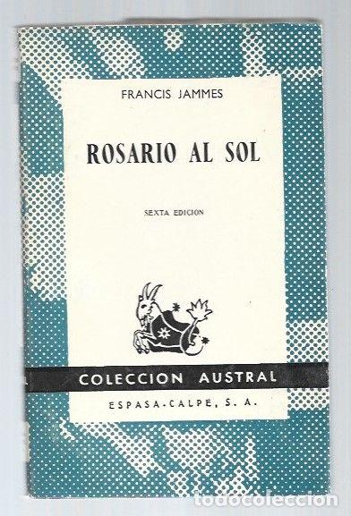 Libros: ROSARIO AL SOL - JAMMES, FRANCIS - Foto 1