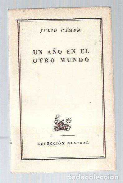 Libros: A&Ntilde;O EN EL OTRO MUNDO - UN - CAMBA, JULIO - Foto 1