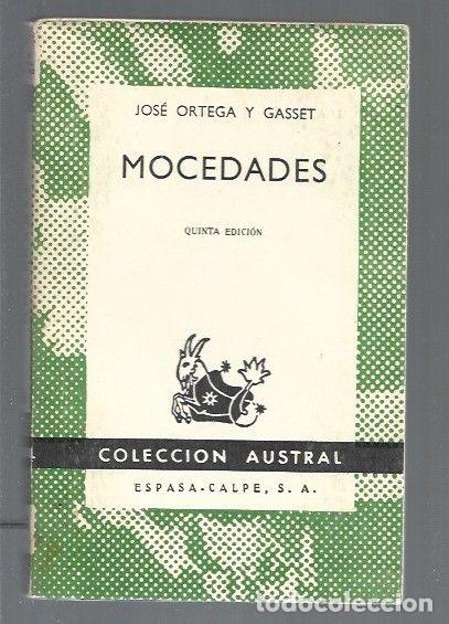 Libros: MOCEDADES - ORTEGA Y GASSET, JOSE - Foto 1