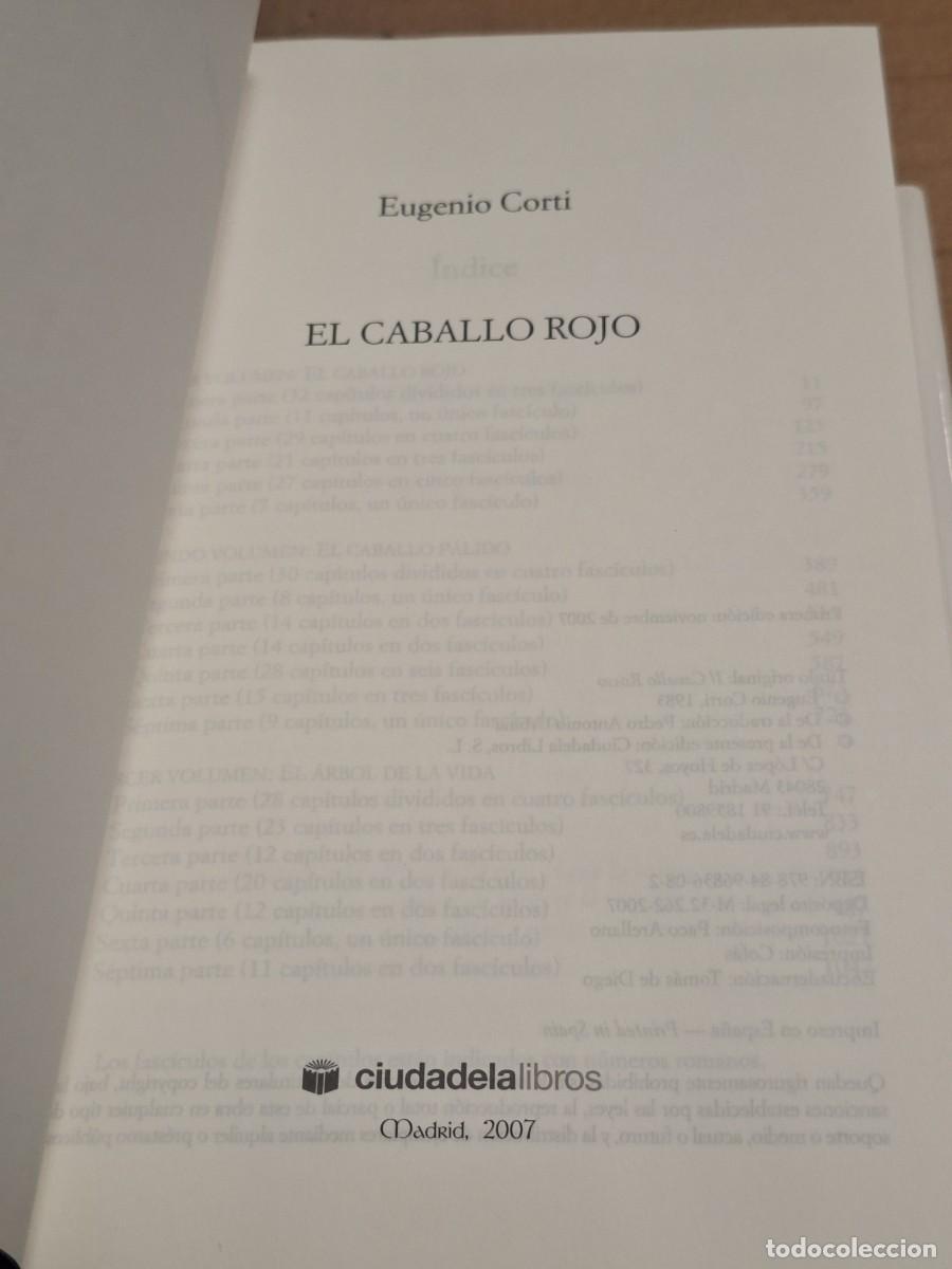 Libros: EL CABALLO ROJO - Eugenio Corti - Foto 7