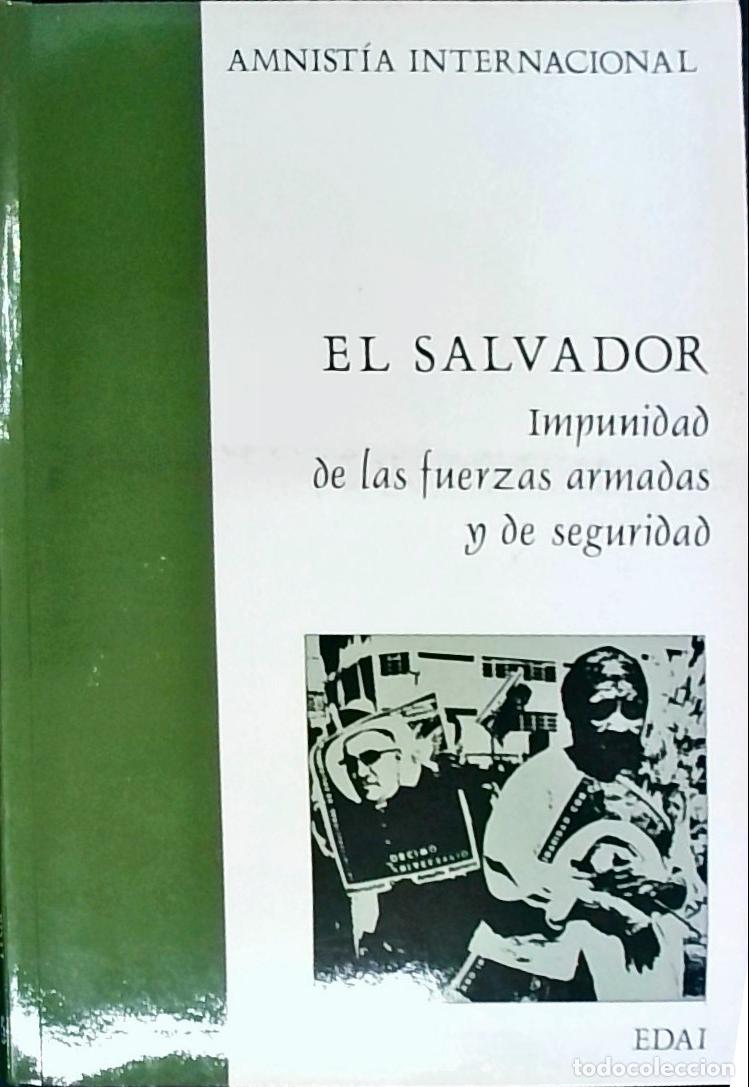 Libros: El Salvador, impunidad de las fuerzas armadas y de seguridad - Autores Varios: