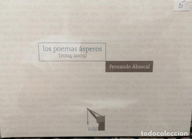 Libros: LOS POEMAS &Aacute;SPEROS (2004-2009), FERNANDO ABASCAL. - - Foto 1